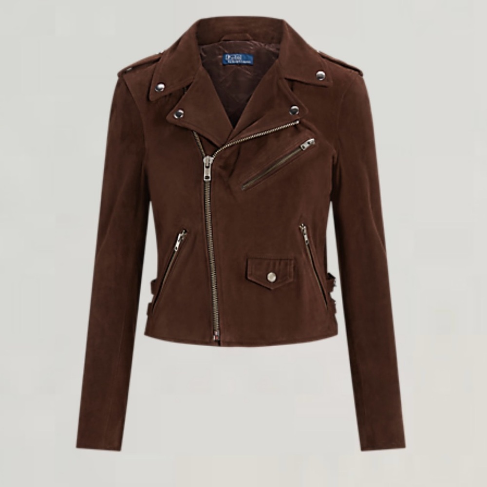 Polo Ralph Lauren Suede Moto Jacket